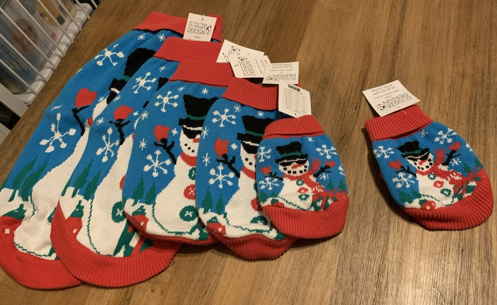 Snowman Sweater - Dog