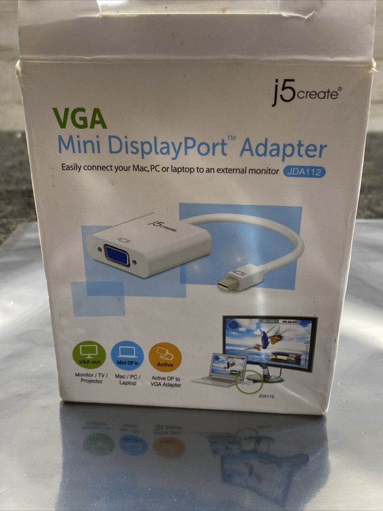 New j5create Mini Display Port Adapter JDA112