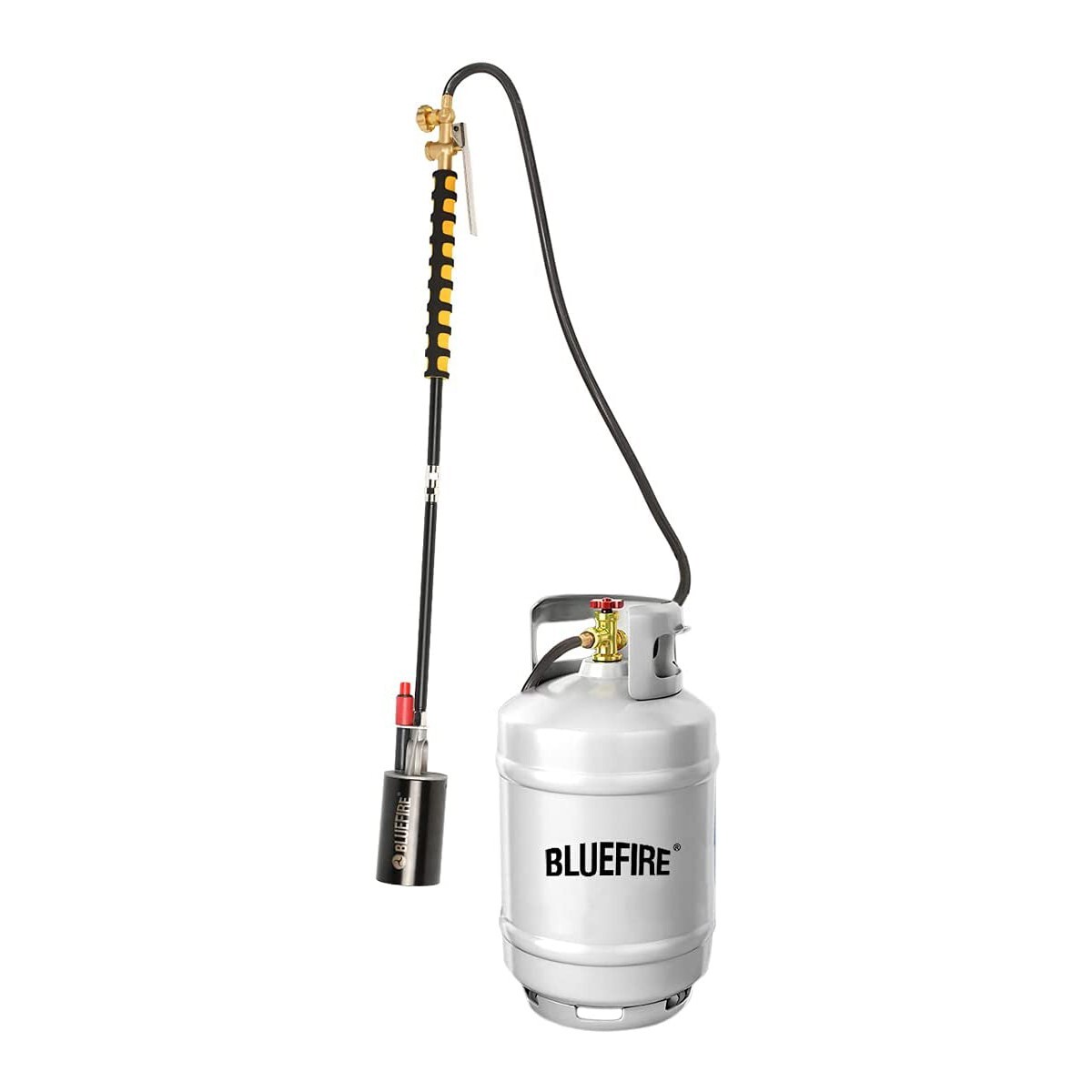 BLUEFIRE 150000 BTU High Output Propane Torch Weed Burner with 10ft Hose Trigger