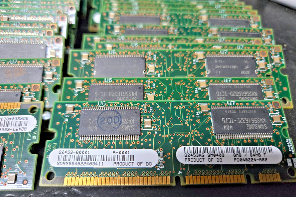 HP Printer Memory Module – 8MB Flash + 64MB SDRAM Combo untested pulls