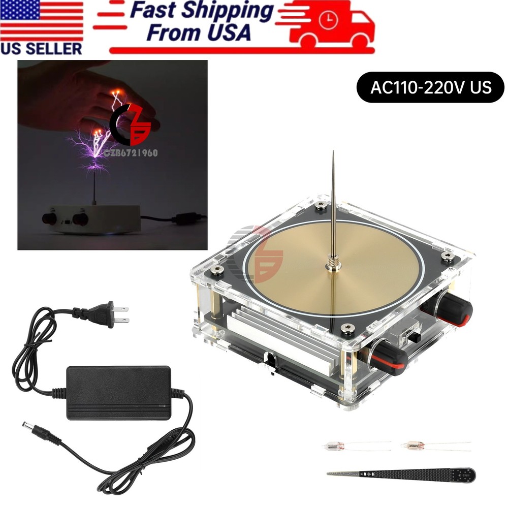Bluetooth Music Tesla Coil Plasma Loudspeaker Touchable Artificial Lightning DIY