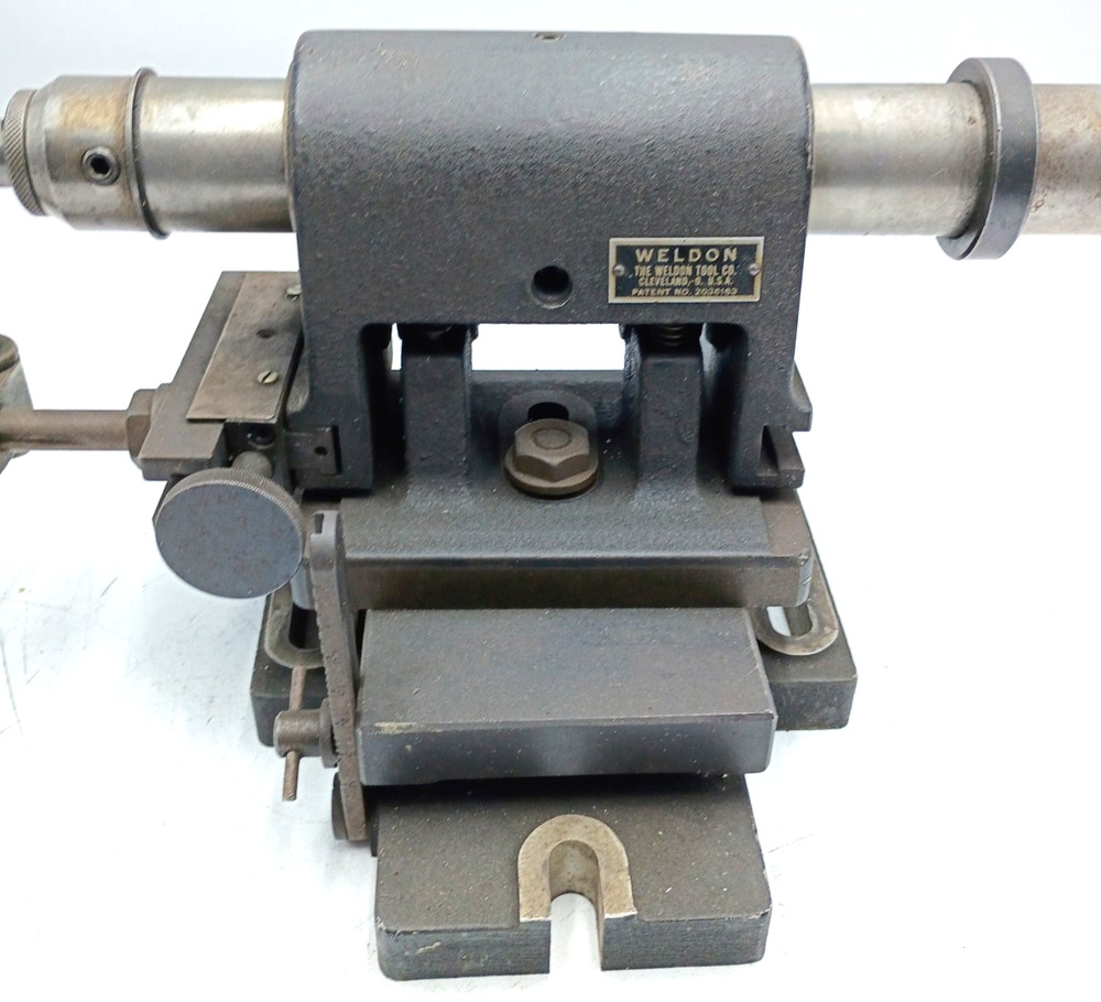 Weldon End Mill Tool Sharpening Grinding Fixture w/ Tilting Sub Base 2035163