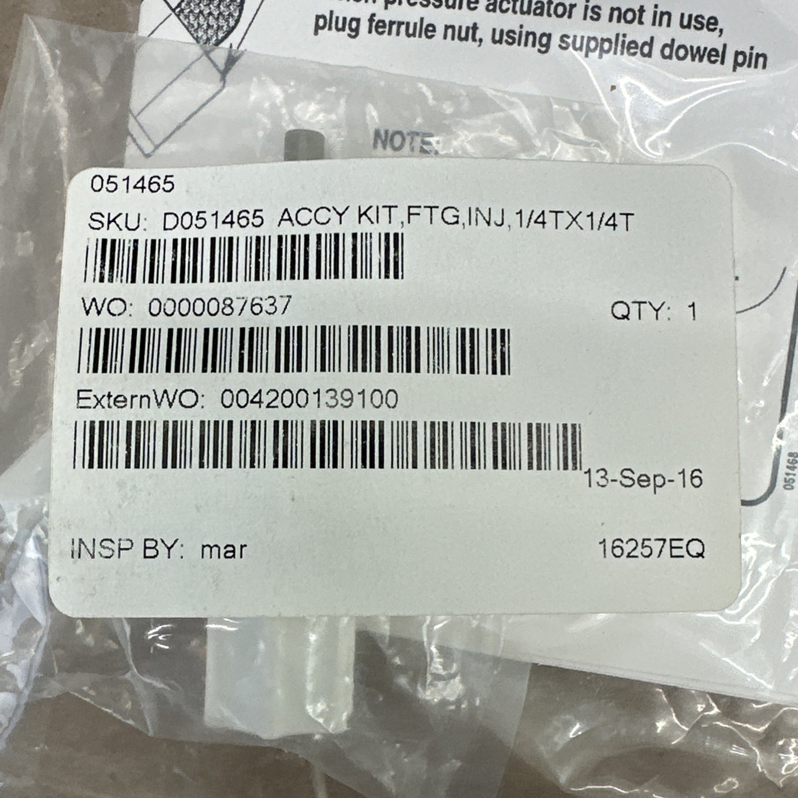 CMA Dish Machines 00826.00 OEM Dual Inlet Chemical Injector || NEW SURPLUS 🇺🇸