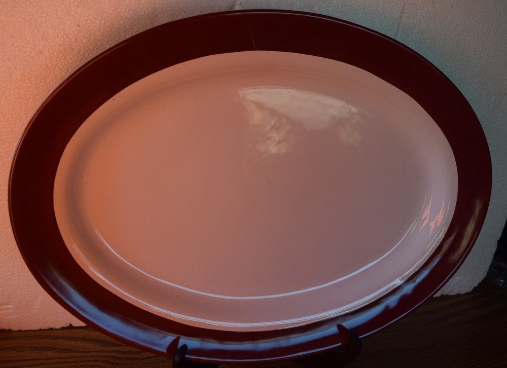 PAMPERED CHEF OVAL TURKEY PLATTER