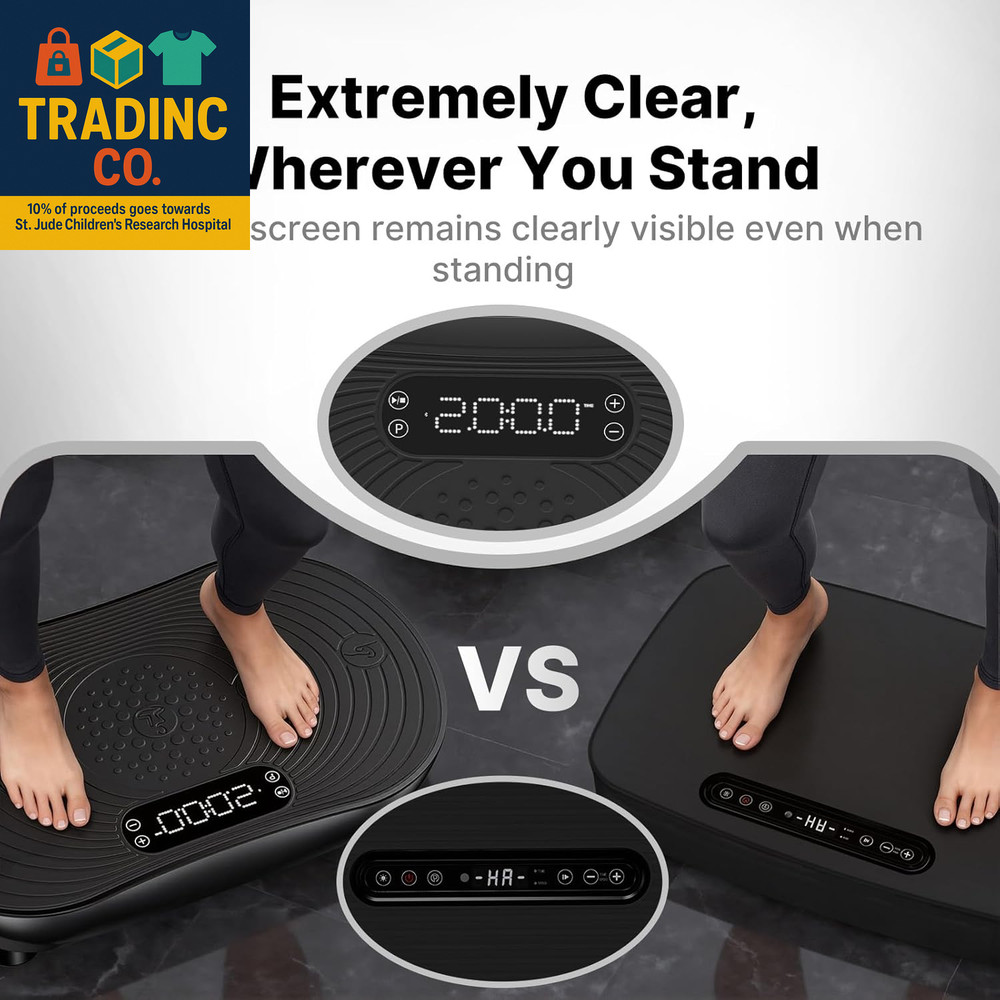 Vibration Plate Exercise Machine, Vibrating Platform for Lymphatic Drainage Weig