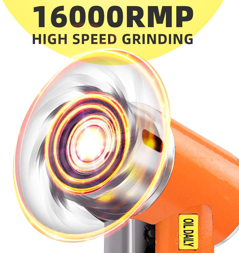 21PC 1"/2"/3" Random Orbit Air Sander Mini Grinding Machine Car Polisher Buffer