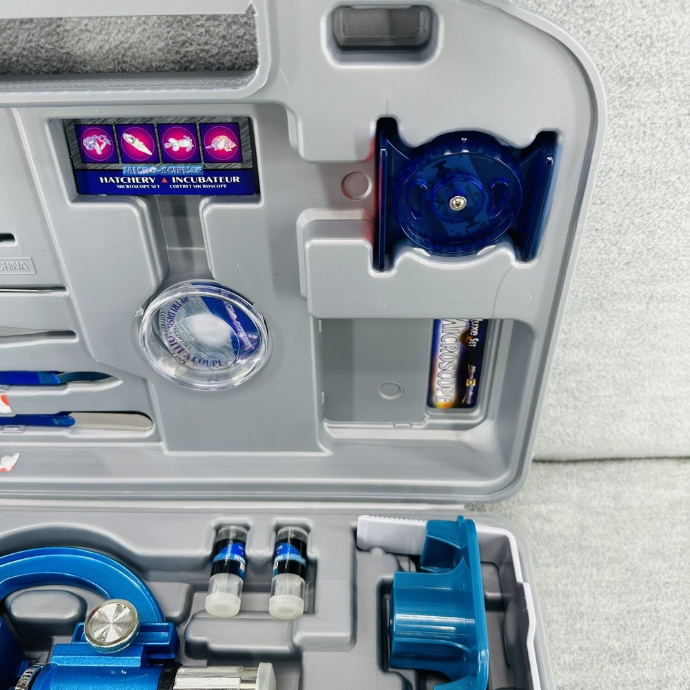 MICRO SCIENCE - Microscope Set Deluxe With Carrying Case