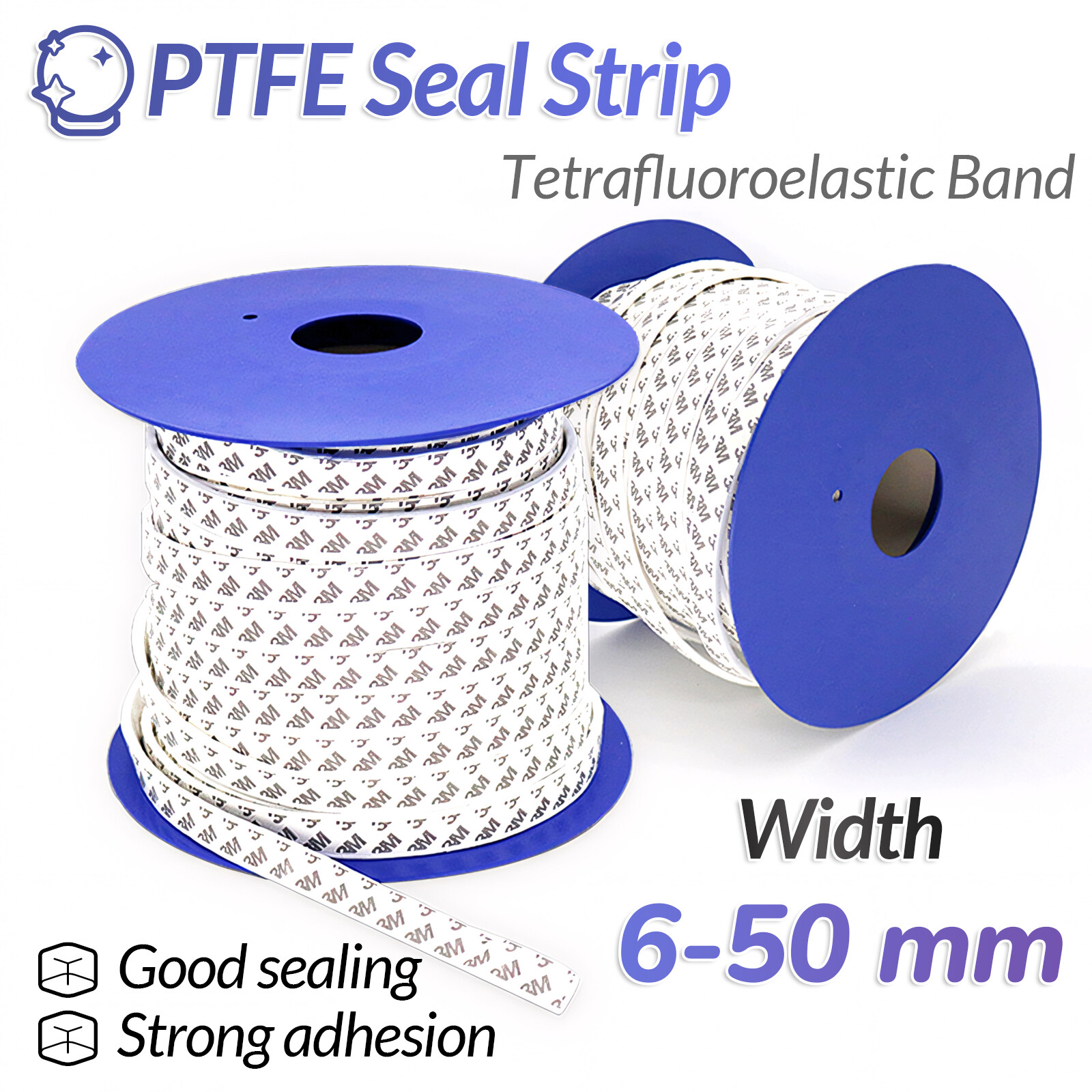 PTFE Seal Strip Tetrafluoroelastic Band Expanded Foamed Strip Sealing Gasket