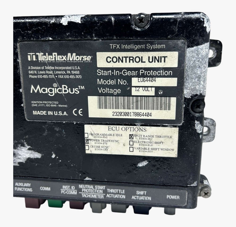 Teleflex Morse EU64404, MagicBus Engine Control Unit, 12V ( Cosmetic Wear )