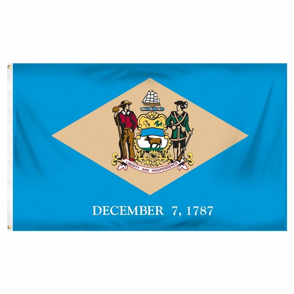 Delaware  3' x 5' Indoor Polyester Flag