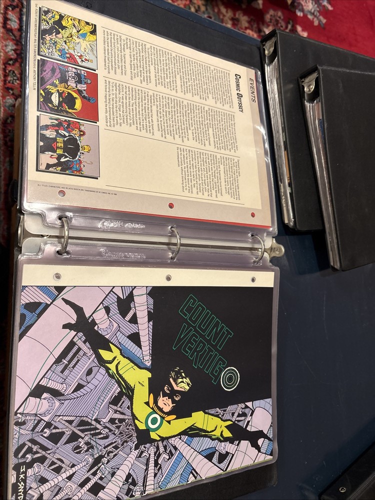 Comic Book Bio Binder