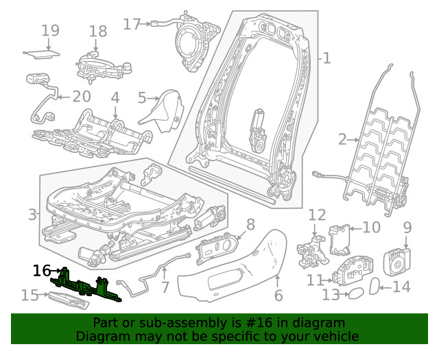 Genuine GM Module Bracket 84962679
