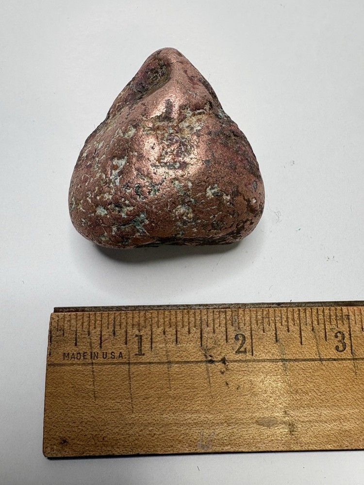 Pure Solid Native Michigan Float Copper Mineral Display Specimen Upper Peninsula