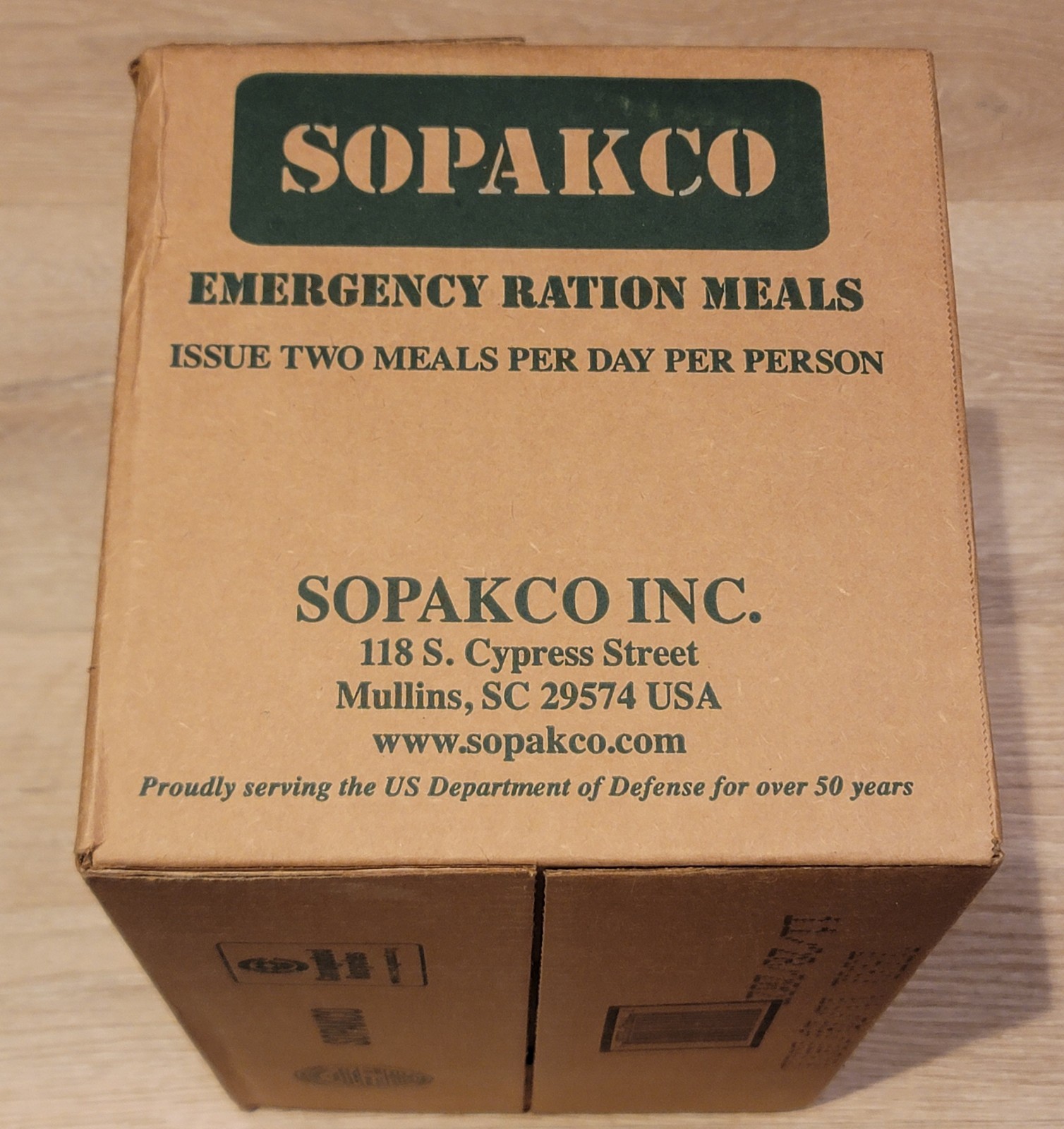 SOPAKCO MRE LOW SODIUM EMERGENCY INDIVIDUAL RATION HIKING CAMPING 16 MEALS-11/27