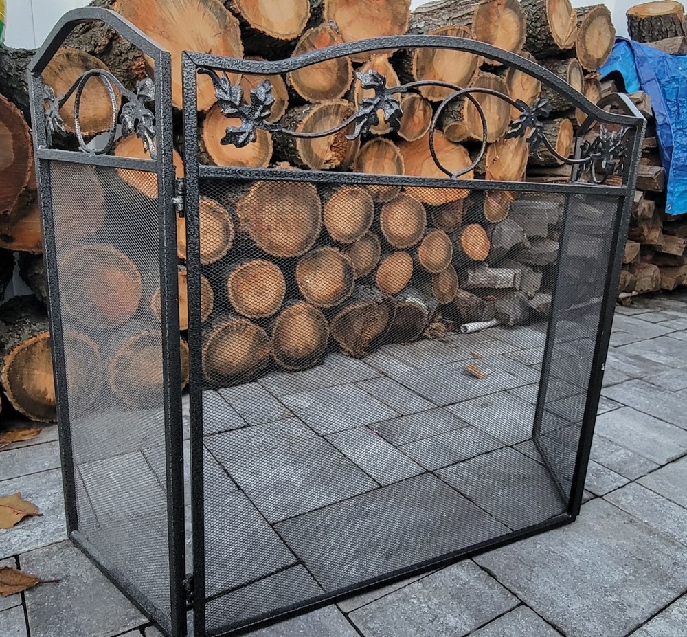 Iron Fireplace Screen