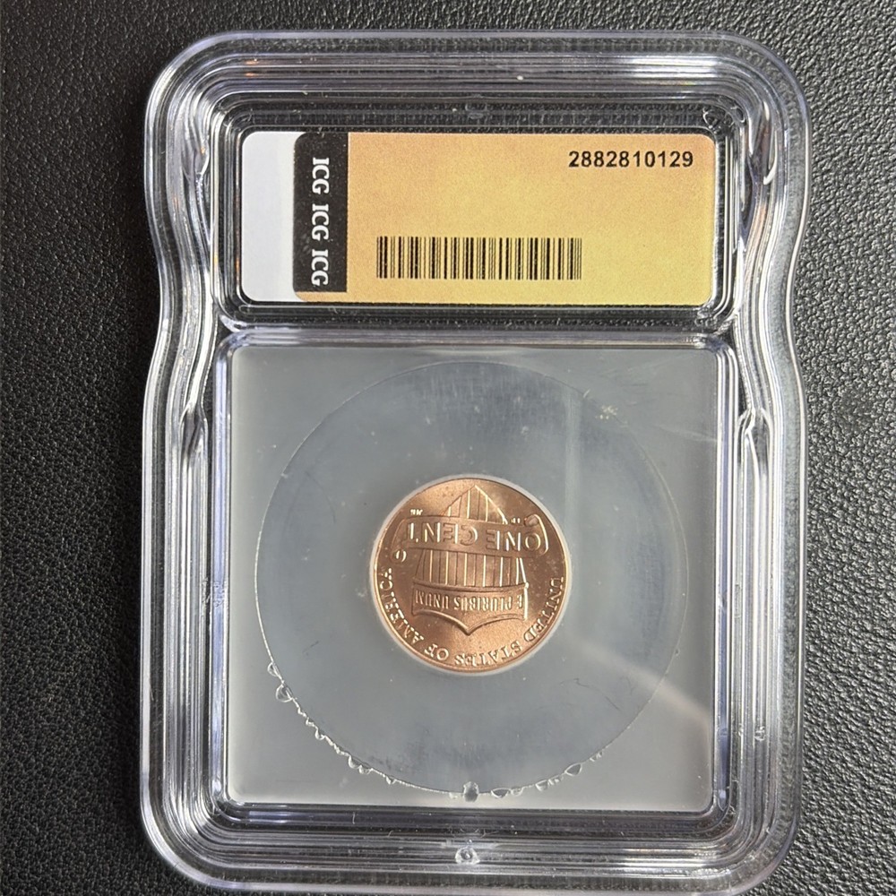 2025 Lincoln Shield Cent - Uncirculated - ICG MS66 RD - 1C