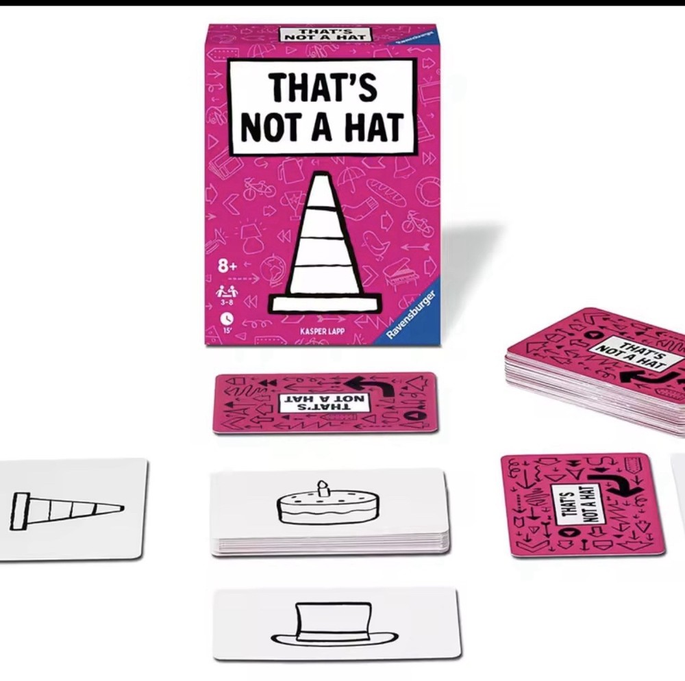 That’s Not a Hat Board Game 8+ Fun Bluffing Memory Party Game Complete