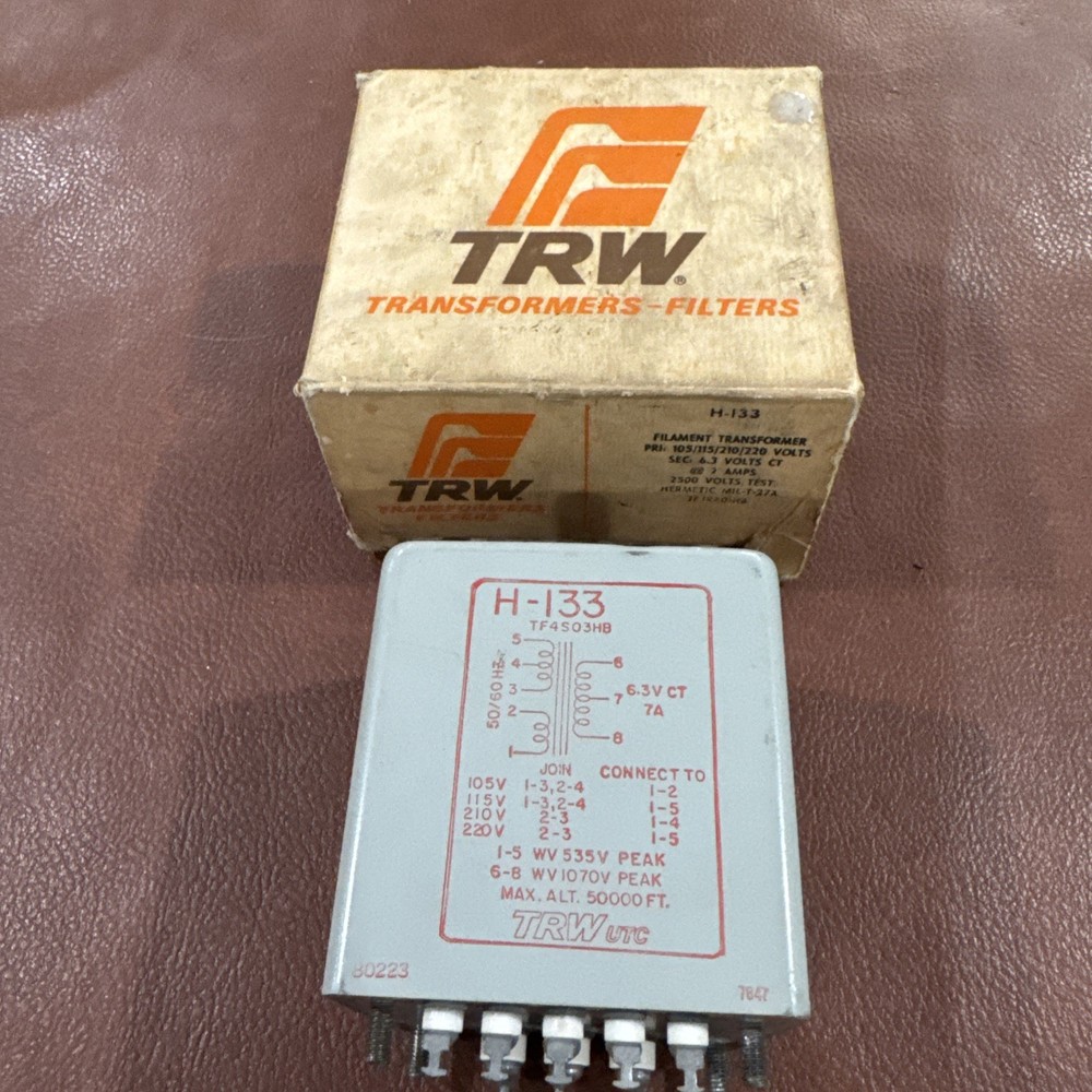 TRW Transformer Filters H-133 Filament TF4S03HB