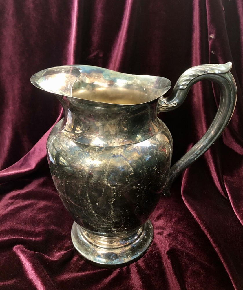 vintage Albritons silver plate pitcher