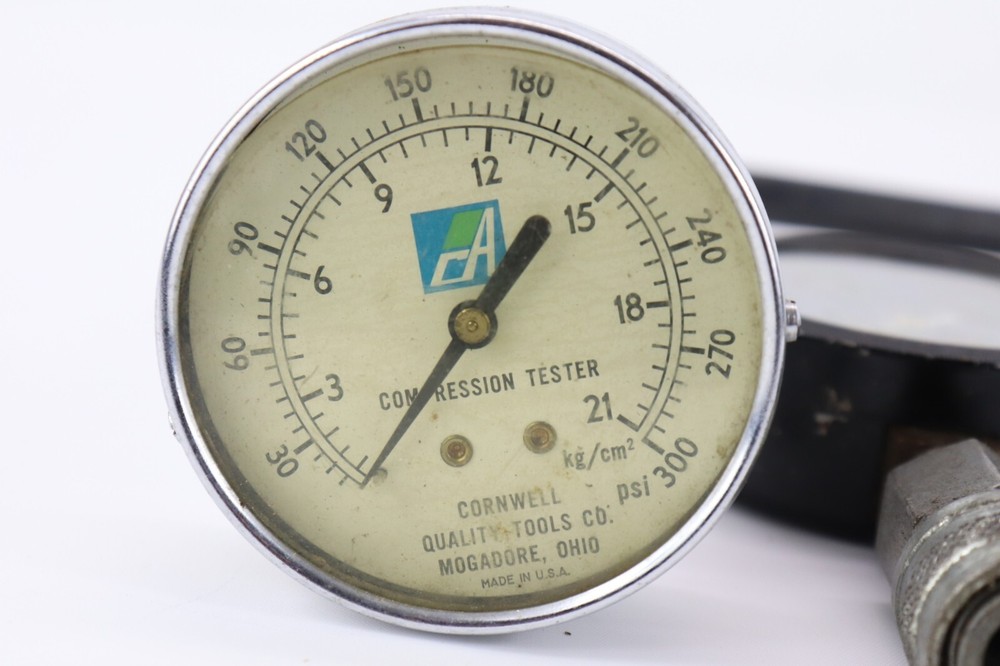 4 Vintage Cornwell Compression Tester