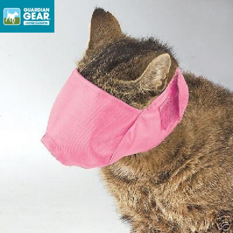 PREMIUM QUALITY Comfort QUICK FIT NYLON ADJUSTABLE CAT GROOMING MUZZLE 3 SIZES