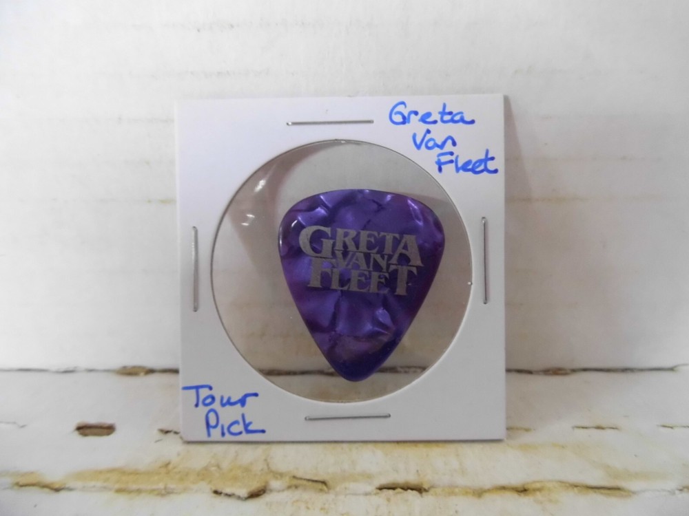 GRETA VAN FLEAT TOUUR PURPLE GUITAR PICK~READ DESCRIPTION (#26~3)