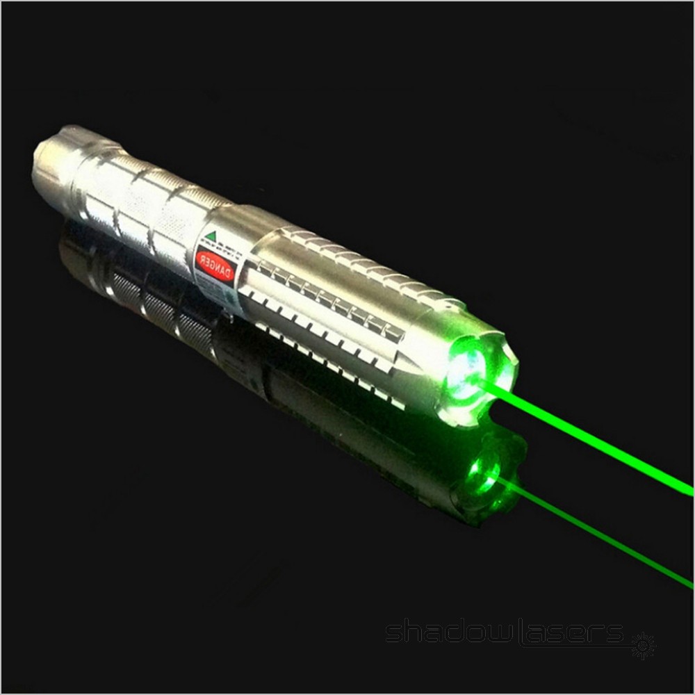 LMM9G Adjustable Focus GR Laser Pointer 520nm Visible Beam Light +AL Case