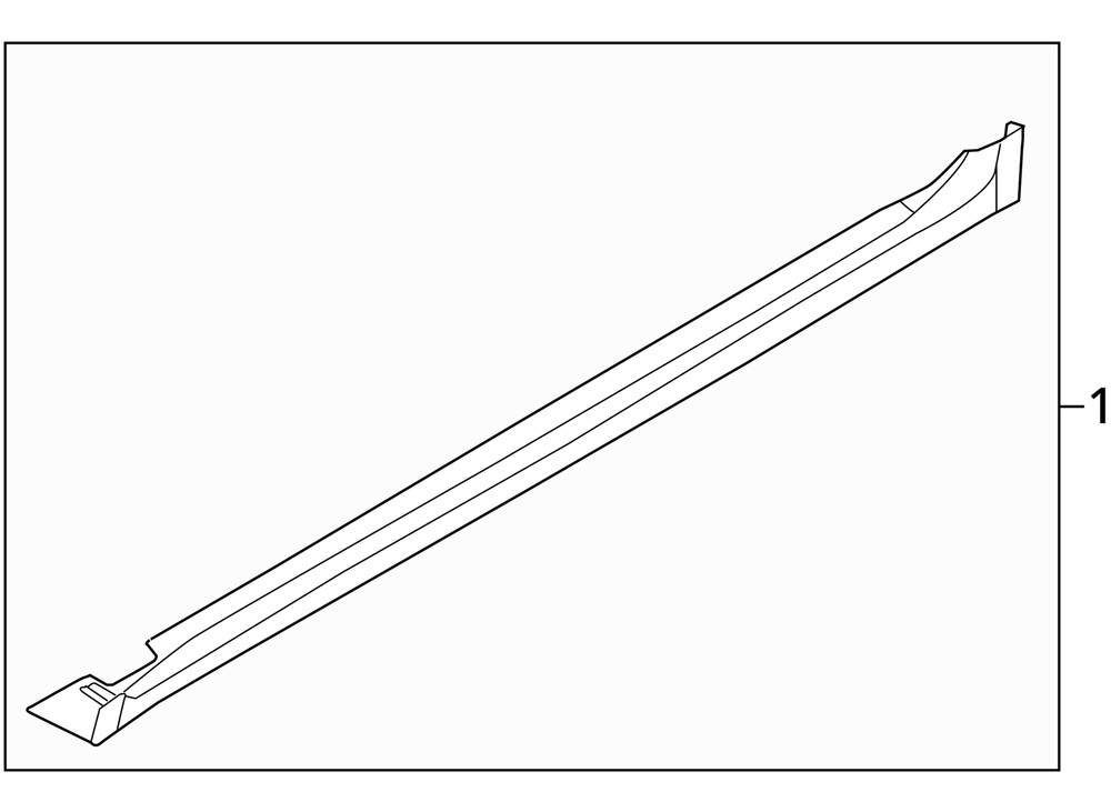 LEFT PRPL ROCKER PANEL MOULDING OEM 2018 KIA OPTIMAKIA 87751-D5000