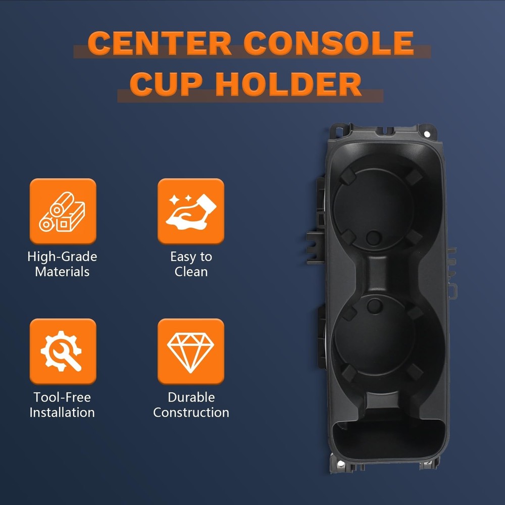 Center Console Cup Holder Compatible with Ford Explorer 2020-2025 Replace LB5...