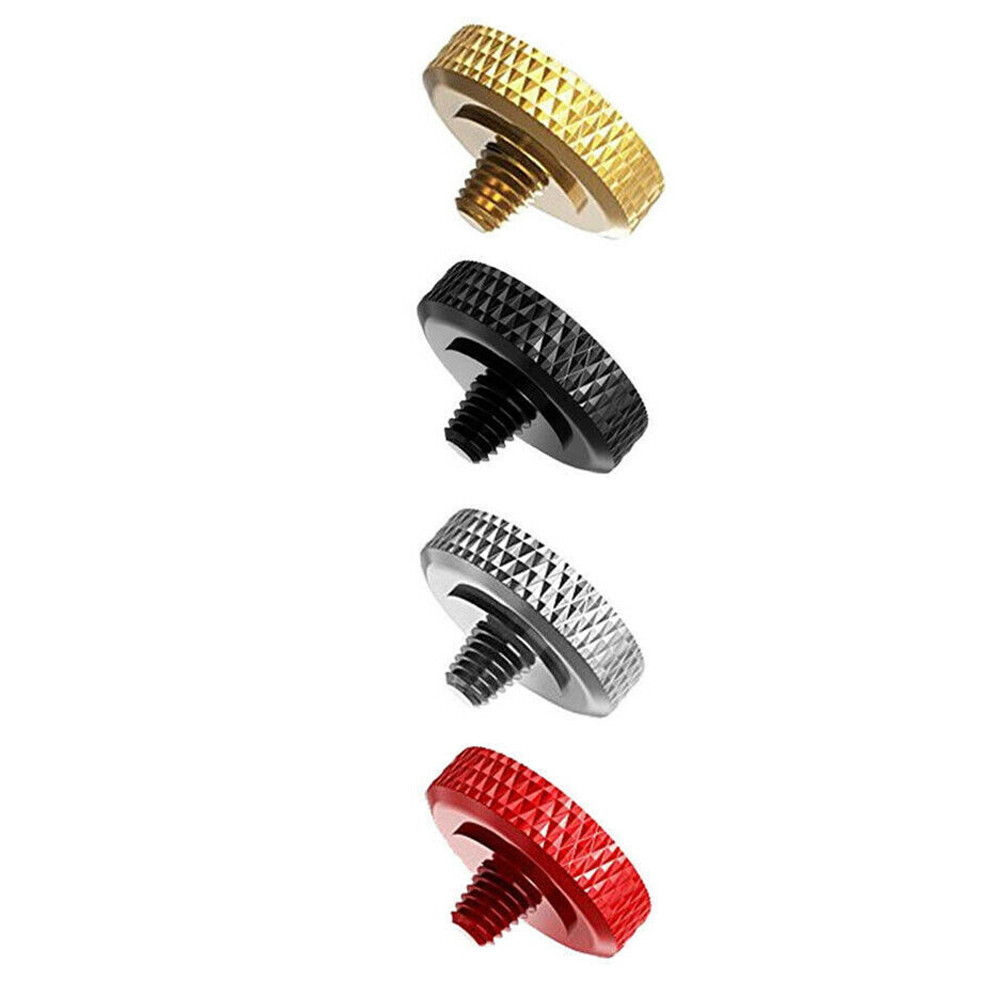 2X Brass Concave Shutter Release Button Rubber Ring for Fujifilm Leica Sony