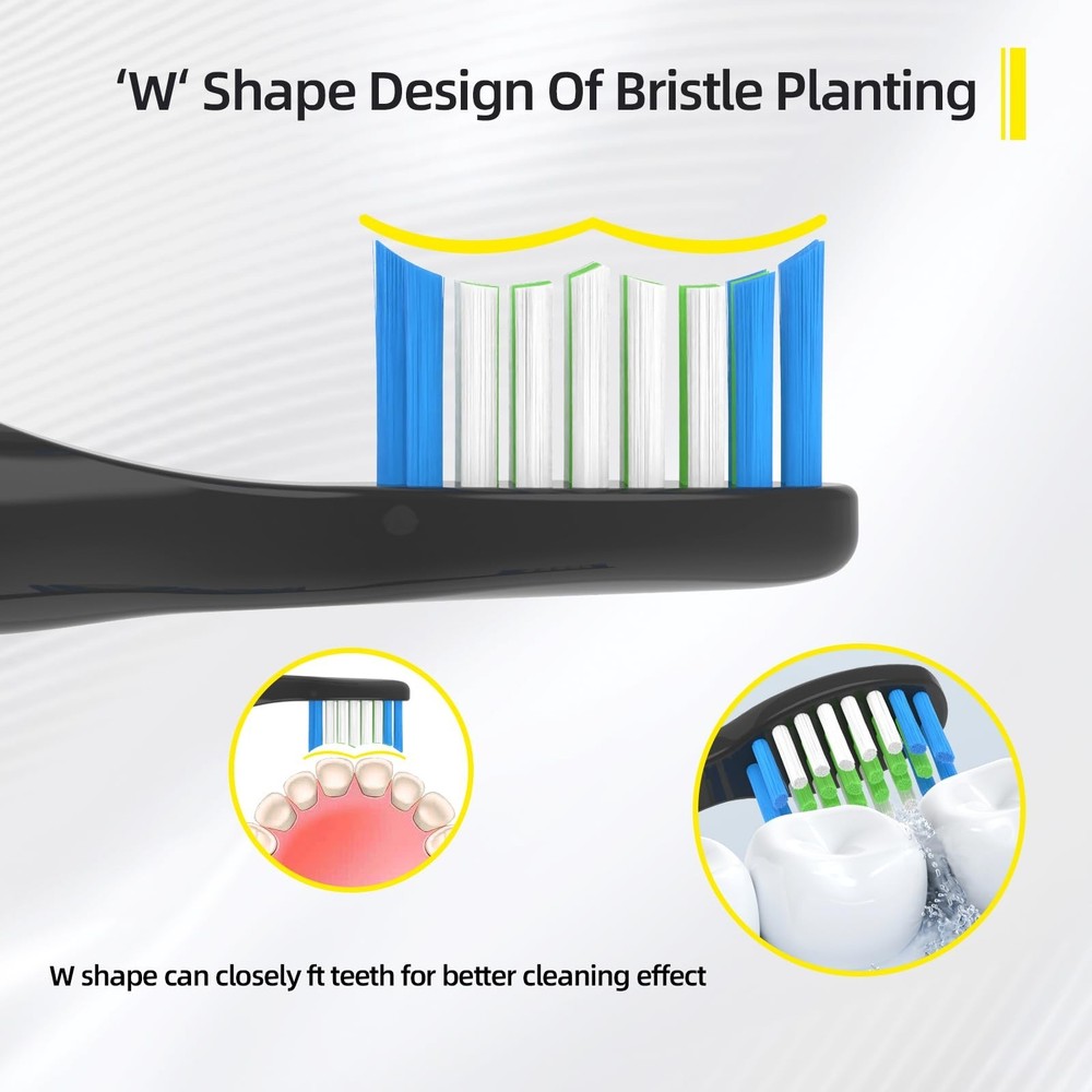 Compatible with Bitvae D2 Electric Toothbrush Replacement Heads, for Bitvae D...