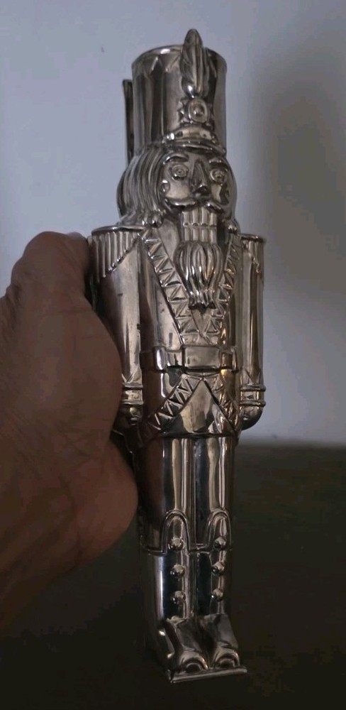 Metal Nutcracker Soldier - Shell Cracker, Holiday, Christmas
