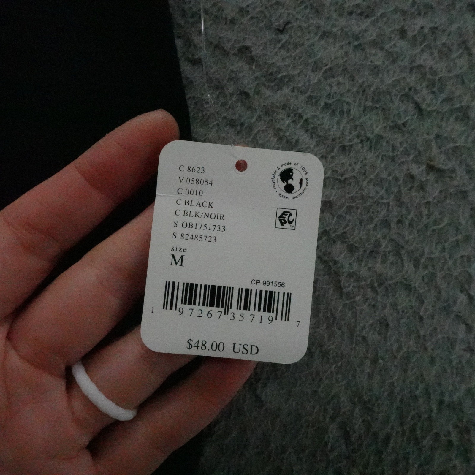 Free People Movement Black Never Better Bike Shorts Size Medium NEW