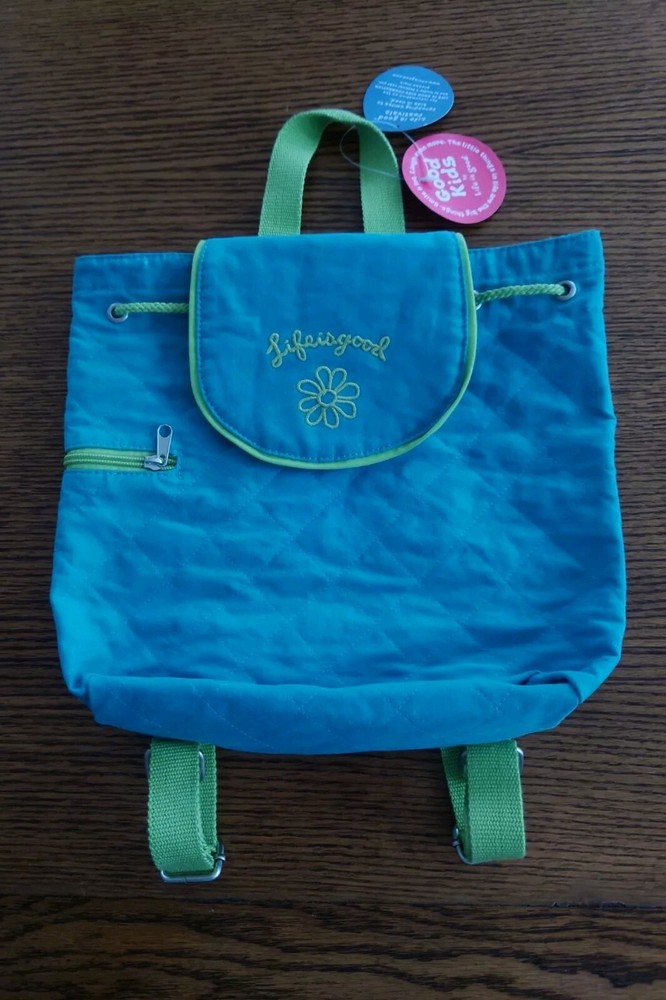 Life Is Good drawstring backpack