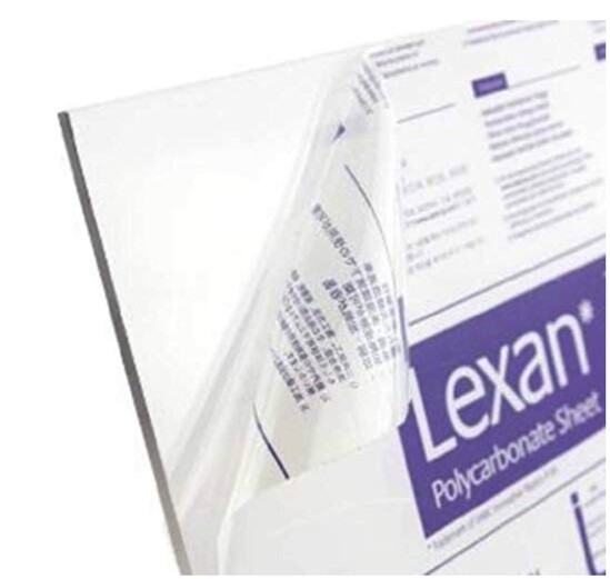 Polycarbonate Sheet Clear, Lexan Plastic Sheet, Choose Size, Thickness and Pack