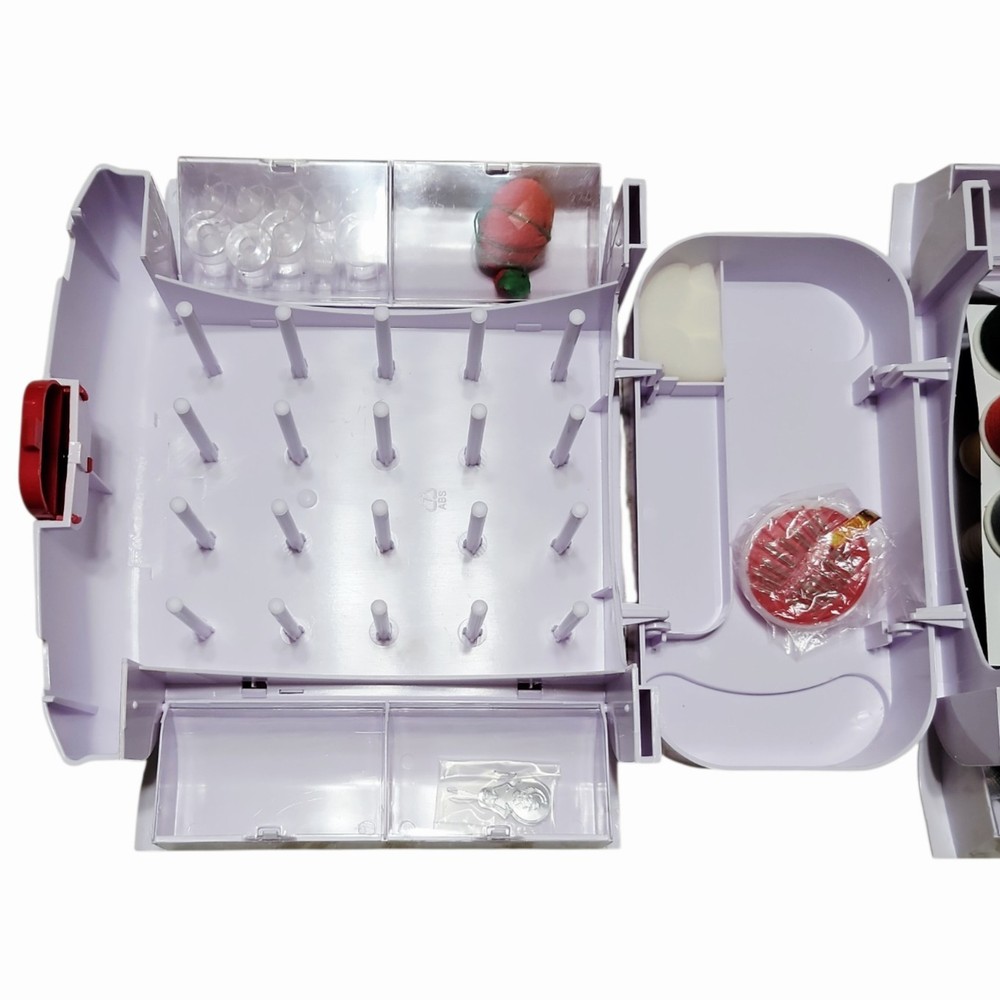 Singer Sew Essentials Storage System 165 Pc Sewing Kit Organizer Case Thread Box