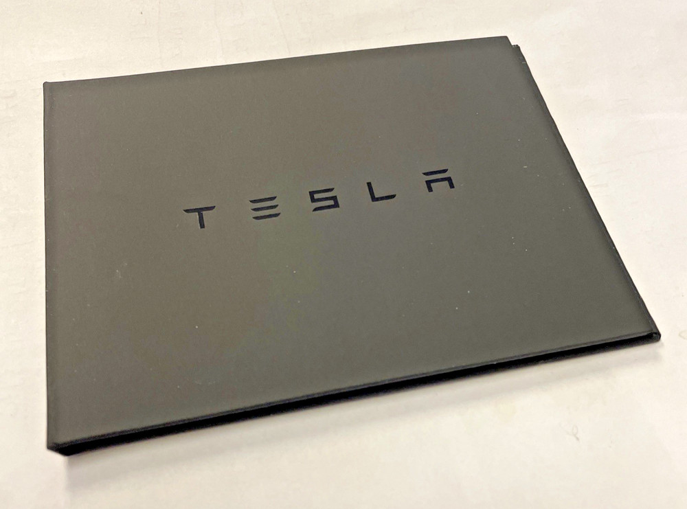 Genuine Original New Tesla Key Card Holder/Folder - Doesn't include key cards