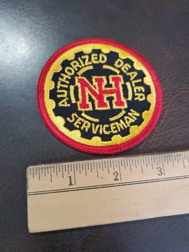Vintage NH Authorized Dealer Serviceman Patch