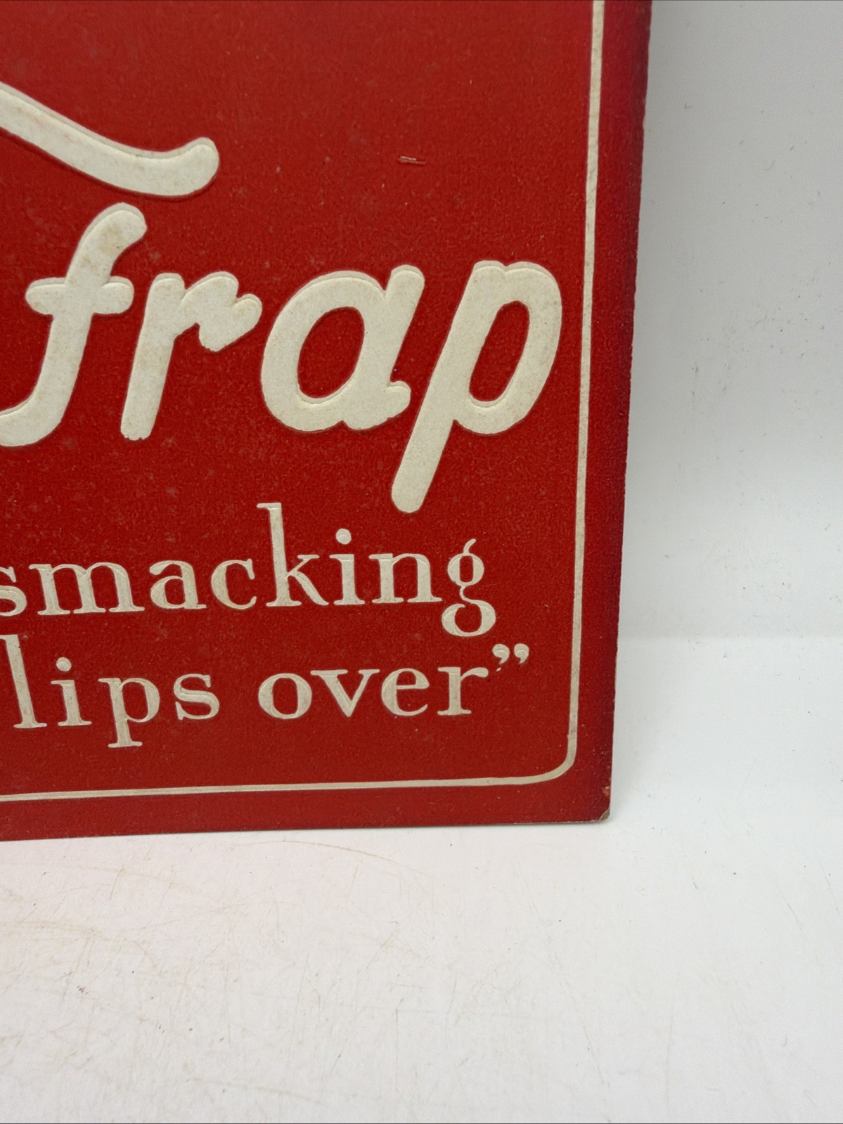 Cherry Frap Soda Advertising Sign