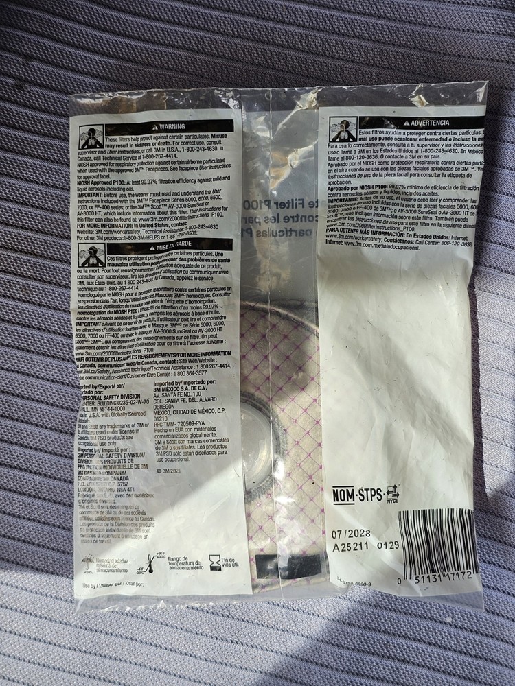 3M 2297 Advanced Particulate Filter - 6 Pack (3) 2pk