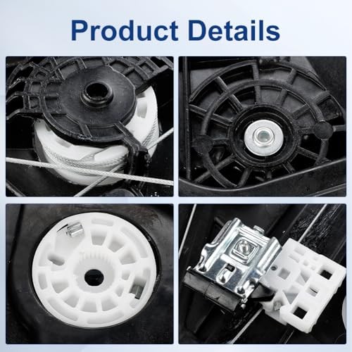 Front Right Passenger Side Power Window Regulator with Panel Without Motor