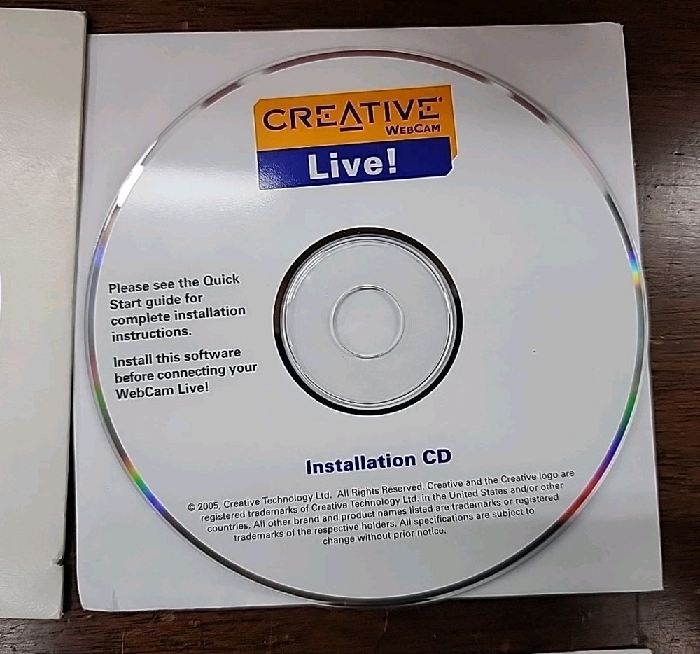 1999 Creative Sound Blaster Live Installation Software