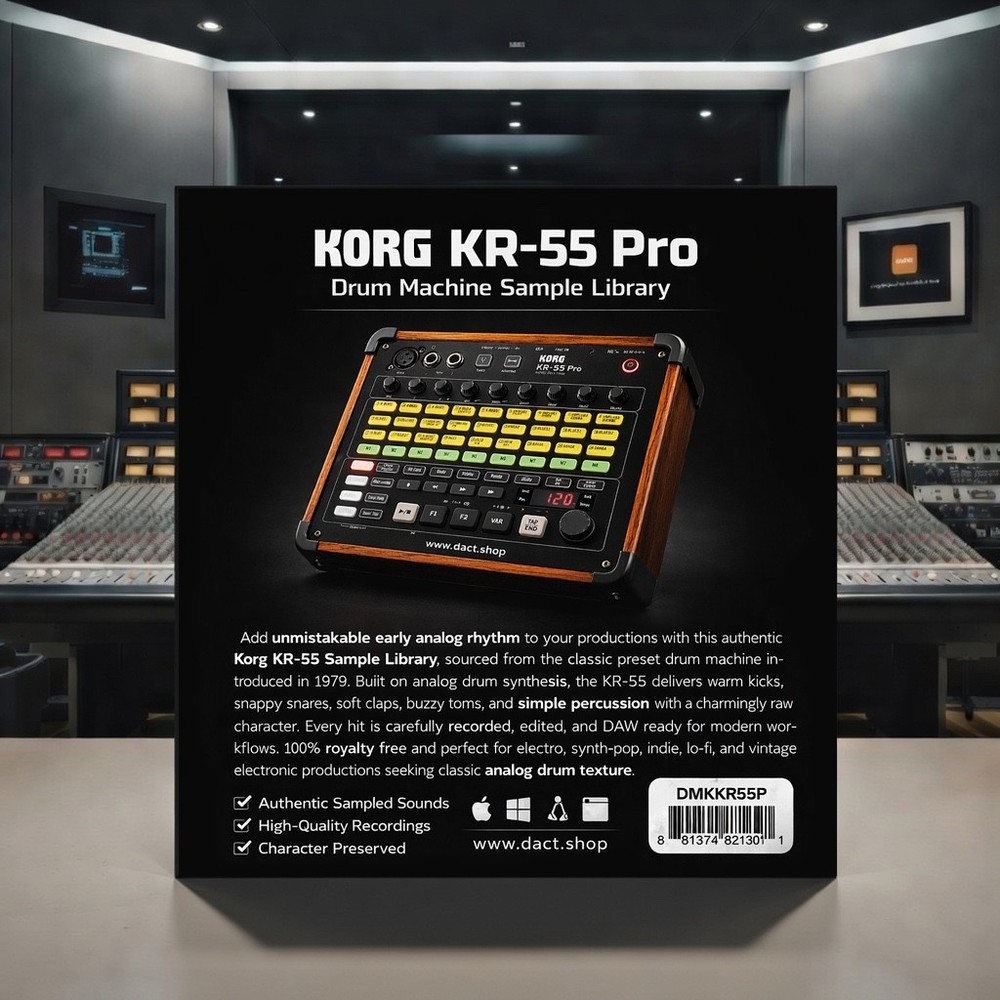 Korg KR-55 Pro Drum Machine Sample Library