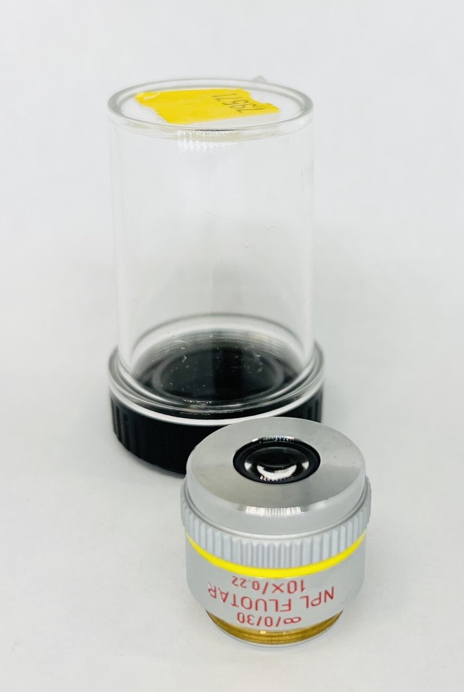 Leitz NPL Fluotar 10X/0.22 Strain Free Microscope Objective Infinity 559254