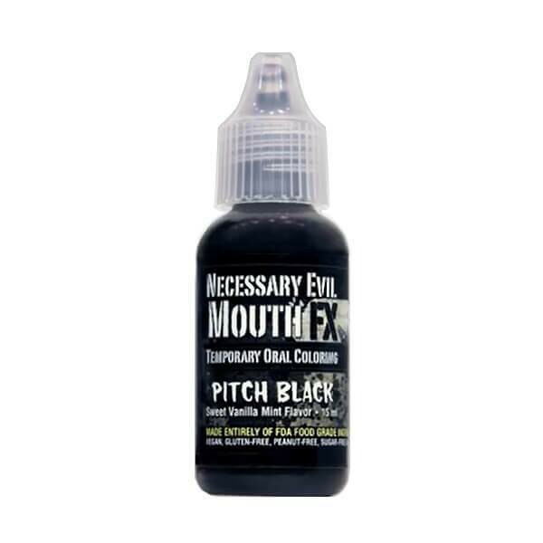 MOUTH FX, PITCH BLACK COLOR MOUTH AND TEETH STAIN  , SWEET VANILLA FLAVOUR