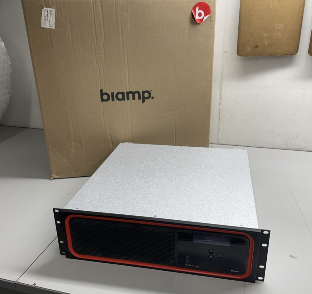 Biamp Tesira SERVER Pro Audio Digital Network Server Configurable Audio DSP