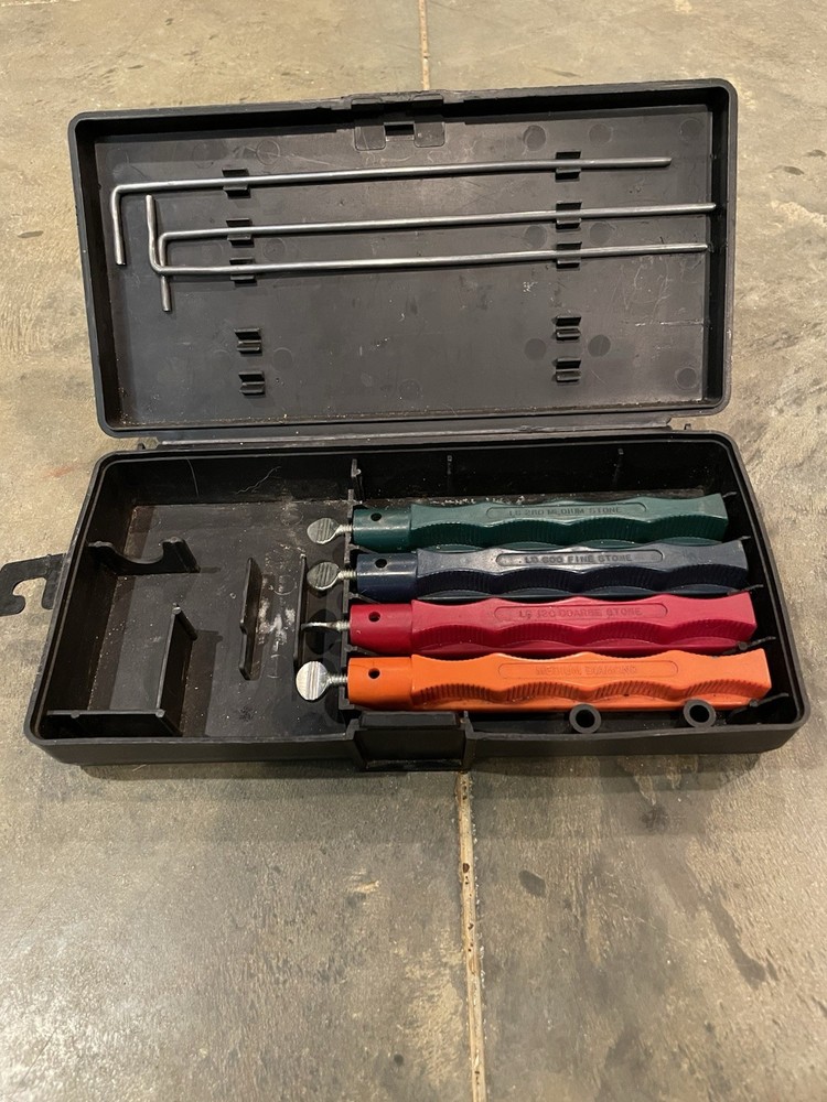 Lansky  4-Stone Sharpening System One Stone Missing