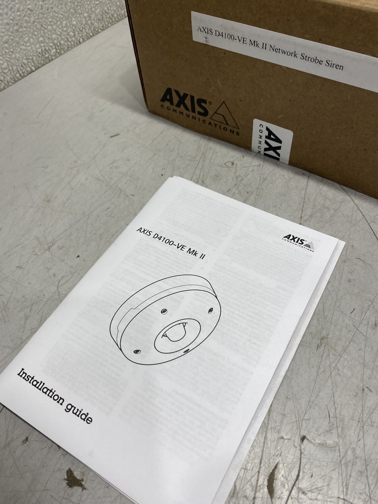 Axis D4100-VE Alarm Stobe Siren