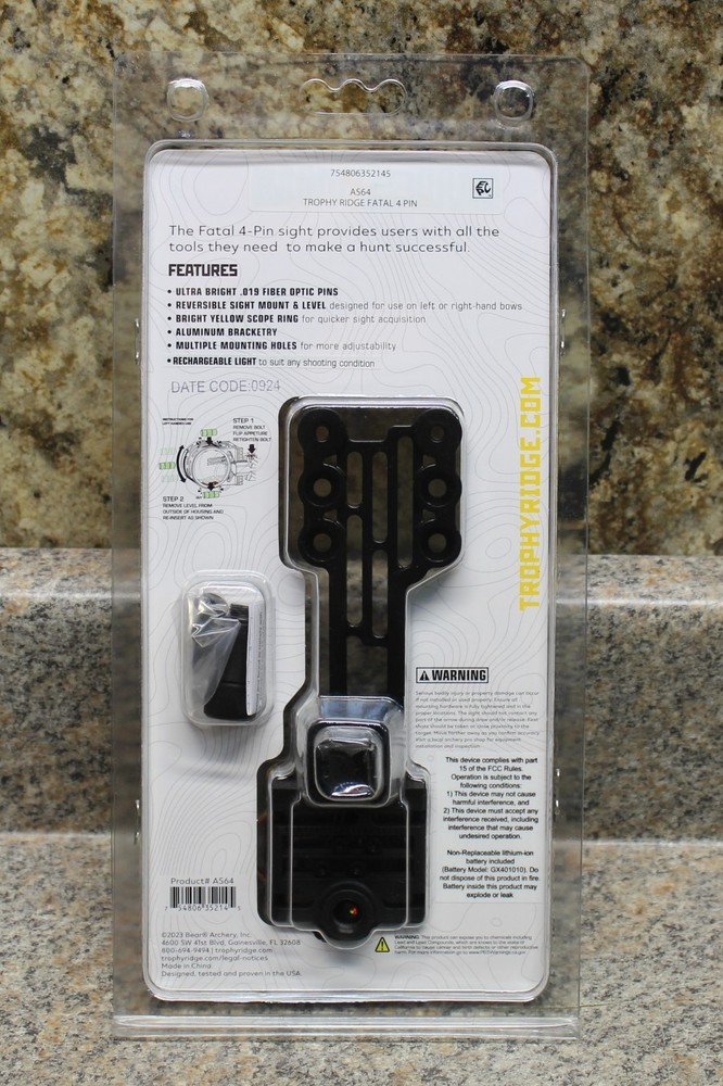 Trophy Ridge Fatal 4 Pin Sight