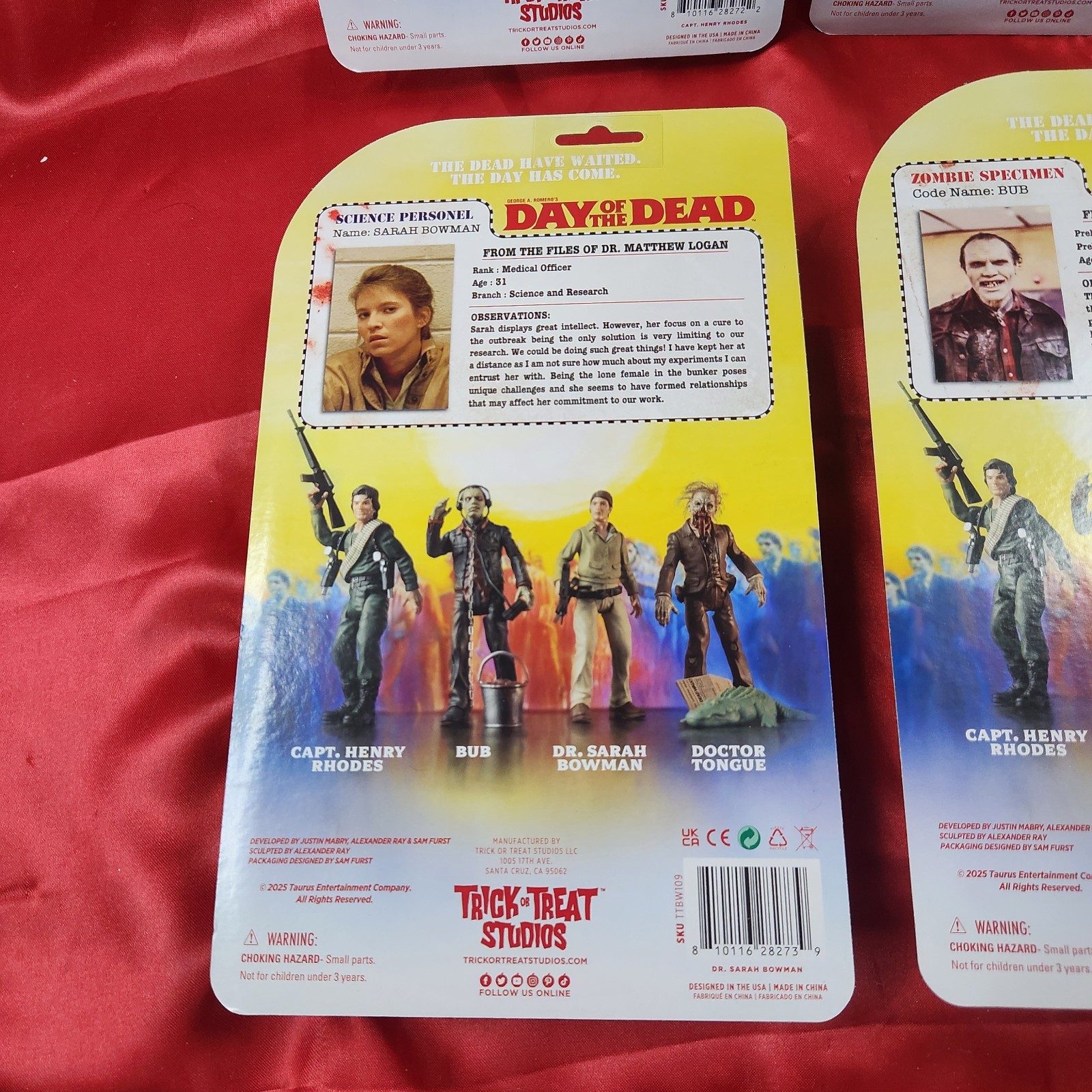Set of 4 - Day of the Dead Figures - Trick or Treat Studios - IN STOCK